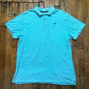 Old Navy Polo Shirt Boys XL Blue Regular Fit Short Sleeve Logo Golf Performance